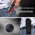 edcfans Folding Utility Knife Box Cutter with 5 Razor Blades, Pocket Clip, Screwdriver, Saw, and Holder for Belt