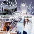 4 Pack 66FT 200 8 String Lights Battery Operated with Timer, LED Waterproof Battery Twinkle Lights, Modes Fairy Light