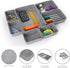 Welaxy Office Drawer Organizers, 7-Piece Felt Storage Bin for Stationery and Craft Sorting at Home or Dorm