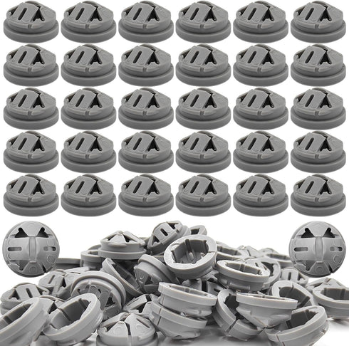 120 Pcs 3/8-1/2 Inch Electrical Box Cable Connectors, Non-Metallic Push in Wire Connectors