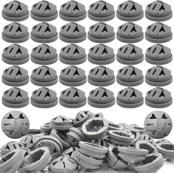 120 Pcs 3/8-1/2 Inch Electrical Box Cable Connectors, Non-Metallic Push in Wire Connectors