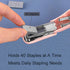Stapler (Blue & Pink), Mini Stapler with Staples, Staple Remover, 1280pcs Staples for Office and School