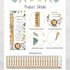 Zhanmai 100 Sets Safari Baby Shower Favors, Includes Bamboo Pens and Thank You Cards, Jungle Safari Decorations