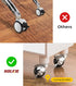 2 inch Ball Caster Wheels Locking Stem Casters, Set of 4 Chrome Vintage Antique Swivel Casters for Furniture
