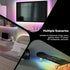 5V Lights,3M 6.56ft MIWISE USB COB LED Strip Lights,RGB Smart IC LED Strip with App Control,Bluetooth Addressable Music