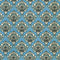 Y9832 Damask Peel and Stick Wallpaper, 17.7" x 9.8ft, Light Blue Removable Contact Paper for Furniture