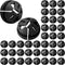 50pcs Push-in Cable Connectors, 3/8 Inch Trade Size Non-Metallic Push In Connector for Romex 1/2 Inch Knockouts (Black)