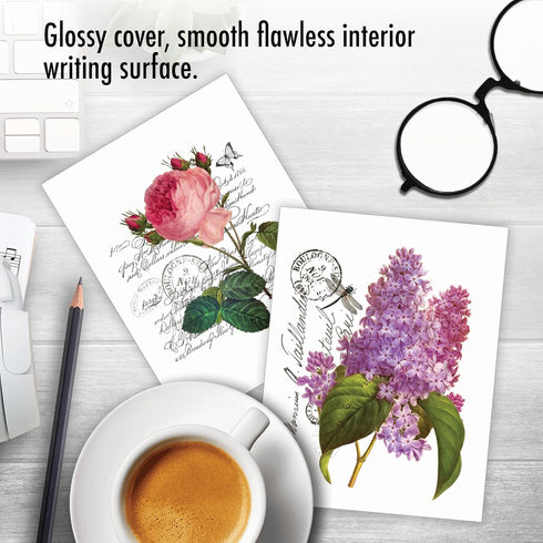 The Best Card Company - 20 Blank Notes with Envelopes, All Occasion Animal Assortment (10 Designs, 2 Each)