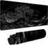 Japanese Sea Wave Extended Big Mouse Pad, XL Gaming Desk Pad 31.5x11.8inch, Non-Slip Base and Stitched Edge for Home