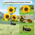 4-Pack 12 Solar Sunflower Garden Decor, LED Flower Stake Lights - Waterproof Long-Lasting Outdoor Solar Patio Decor