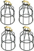 Rustic State Lampa Pendant Light Shades Light Bulb Covers Lamp Cage Metal