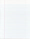 School Smart 85243 Cursive Ruled Notebook Paper, 8 in x 10 1/2 in, Ream of 500, White - 085243