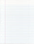 School Smart 85243 Cursive Ruled Notebook Paper, 8 in x 10 1/2 in, Ream of 500, White - 085243