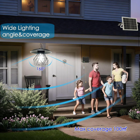 3000lm Made,IP65 Waterproof,3 HULPPRE Solar Shed Light Indoor Outdoor with Pull String, Daytime or Night,Dusk