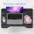 Rimilak Small Mouse Pad 6 x 7 Inch, Irregular Mini Mouse Pad with Non-Slip Rubber Base, Waterproof Compact Mouse Mat