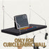 KjsEphitelian 1-Pack Hooks12x6.0in Cubicle Shelf For Fabric Walls With Black Wooden Cubicle Shelf Hanging Organizer