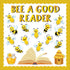 JarThenaAMCS Bee Bulletin Board Decoration Set – A Good Reader Letter Cut-Outs, Yellow Summer Bee Theme with Glue Points
