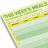 Knock Knock This Week's Meals Big & Sticky Notepad, Sticky Meal Planner Pad, 40 Sheets, 9.75 x 7-inches