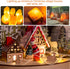 Christmas Village Lights with 10 LED Warm-White Bulbs, Decoration for Christmas Village Houses, C7 Christmas Village