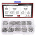 DYWISHKEY 310 Pieces M2 Stainless Steel Phillips Pan Head Cap Bolts Screws Nuts Kit