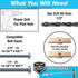 TOGGLER SNAPTOGGLE Drywall Anchor with Included Bolts, 1/4-20 Fastener Size, Holds 265 lbs Each, Pack of 12