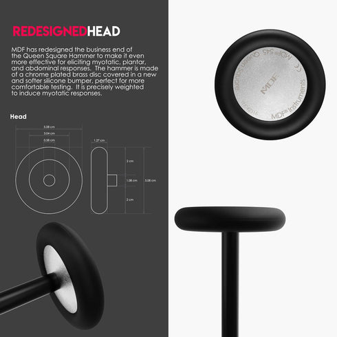 Hammer (MDF545-11) MDF Instruments, Queen Square Neurological Reflex with Pointed tip for Superficial responses