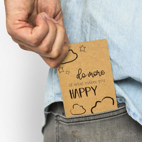 Paper Junkie 24 Pack Journals for Kids, Let's Be Happy Journals Bulk, Kraft Paper Notebooks, 80 Lined Pages