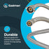 Eastman 16 Inch Flexible Toilet Connector, Stainless Steel Braided Hose for Plumbing
