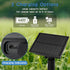 Lemontec 25 Bulbs IP65 8 4 15ft Solar Led Smart String Lights, LED RGBW Color Changing Patio String Light App Control