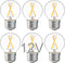 12 Volt E26 Edison LED Light Bulbs, Soft Warm 2700K, 2W (Only for 12V DC/AC), 25W Equivalent, 6 Pack