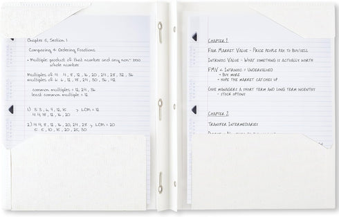 Five Star 2-Pocket Folder - Plastic Folder with Stay-Put Tabs, Holds 8-1/2" x 11" Paper, White