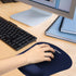 TECKNET Ergonomic Gaming Mouse Pad with Wrist Support, Comfortable Portable Mousepad for Computer, Blue