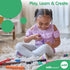 Set 100 2 edxeducation GeoStix Deluxe | Teach Geometry | Construction Sticks, Protractors, Activity Cards |