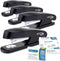 Rapesco 1756 Business Pack, 4 ECO Half Strip Staplers, 20 Sheet Capacity, Includes 4 Boxes of 1000 Staples