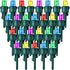 Honoson 48 Count 5 mm Winter LED Replacement Bulbs Bulk Wide Angle Winter