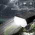Waterproof20 2 (2 Pack,White All-New Solar Spot Lights Outdoor LEDs Solar Flag Light with Modes,Landscape Spotlights