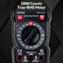 WGGE Digital Multimeter with Case, DC AC Voltmeter, Ohm Volt Amp Test Meter for Household Outlet