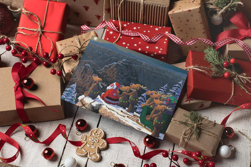Stonehouse Collection Grand Canyon Christmas Cards, 18 Western Cards & 19 Envelopes, Arizona Southwest