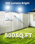 Thumok 60 3 (1) Solar Fence Lights Outdoor, LEDs Motion Sensor Security Light with Flexible Octopus Tripod, Lighting