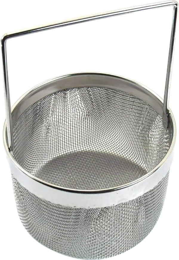 Small Ultrasonic Task Jewelry Cleaning Basket 4" Tall, 2.5" Diameter Basket by FindingKing