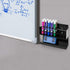MyGift Wall Mounted Premium Black Acrylic Dry Erase Marker Holder with 16 Slots for Marker Pens and Eraser Storage Tray Whiteboard Accessories Rack for Home Office School Dorm by MyGift