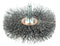 Weiler 17616 3" Narrow Face Crimped Wire Wheel, .0118" Steel Fill, 1/4" Stem, Stem-Mounted, Made in the USA