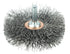 Weiler 17616 3" Narrow Face Crimped Wire Wheel, .0118" Steel Fill, 1/4" Stem, Stem-Mounted, Made in the USA