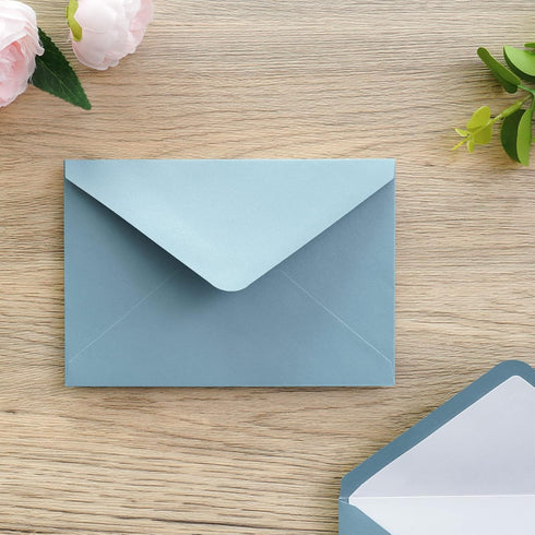 PONATIA 50PCS/Pack A4 Envelopes for Weddings Invitations, Birthday Party Cards, Gift Cards (Dusty Blue, A4)