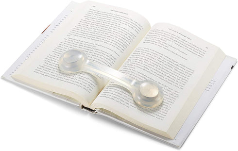 Bookmark/Weight-Page Holder-Holds Books Open and in Place-Clear-by Superior Essentials