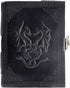 Handmade Leather Double Dragon Journal, Writing Notebook Diary for Men & Women, Unlined Paper Medium Writing Pad