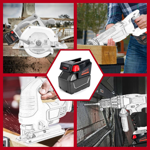 Milwaukee M18 Battery Adapter for Milwaukee V18 48-11-2200 48-11-2230 Power Tool Converter