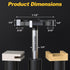 Spoilboard 1/4 Inch 1-1/2" 4-Wings, Trimming CNC Surfacing Router Bit Shank, Cutting Diameter Slab Flattening Router