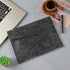 Enyuwlcm PU Leather A4 File Folder Document Holder, Stylish Portfolio Envelope Case with Snap Closure, Black