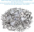DYWISHKEY 5 100PCS Styles Shelf Pins Kit, Nickel Plated Shelf Bracket Pegs Cabinet Furniture Shelf Pins Support